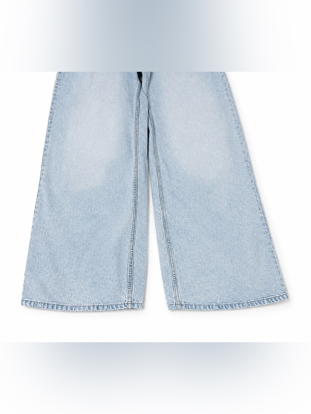 H&M Wide Leg Jeans – Light Wash Denim – Women’s US 4 / EUR 36 - Picture 5 of 12